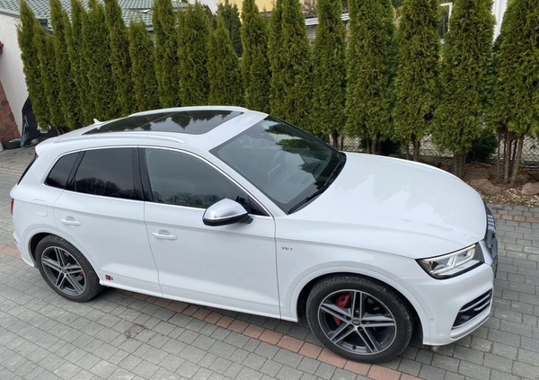 Audi SQ5 cena 152000 przebieg: 124340, rok produkcji 2018 z Raszków małe 326